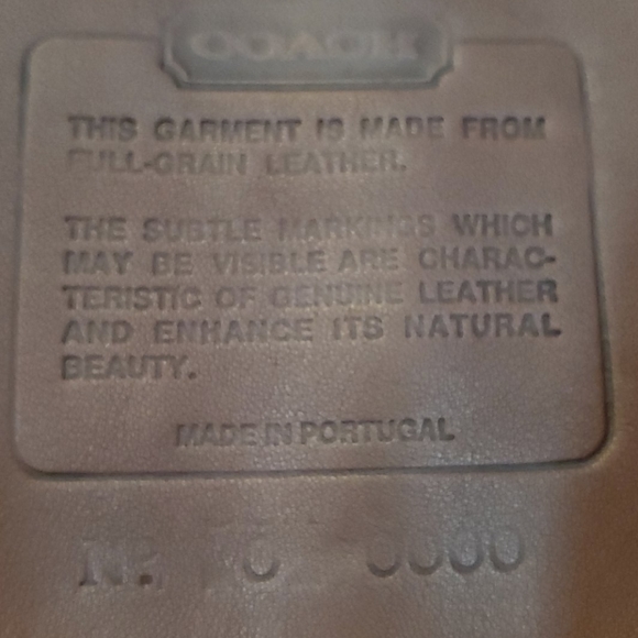 Coach women full grain butter soft leather trench - Picture 3 of 3